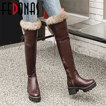 New Sexy Party Shoes Woman Snow Boots Winter Warm Women Over The Knee High Boots - £76.61 GBP