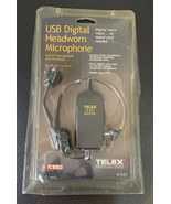 NEW Telex H-531 USB Digital HeadWorn Microphone noise cancellation Voice - £39.07 GBP