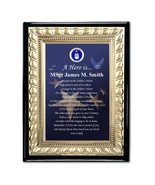 Military Gift USAF Plaque Personalize Retirement Promotion Gift Present ... - $89.99