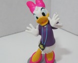 Disney Daisy Duck figure purple top star badge pink bow cake topper - $9.89