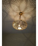 Pendant Lights Brass Moroccan Suspension Hanging Vtg Ceiling Chandelier ... - £154.93 GBP+
