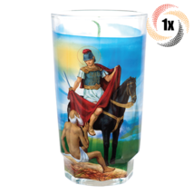 1x Cup Candle Saint Martin Knight Glass Candle | Long Burntime | Fast Shipping - £12.58 GBP