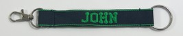 JOHN Personalized Keychain Green / Black - $9.89