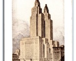 The Waldorf Astoria Hotel New York City NYC NY UNP Unused WB Postcard O15 - £2.33 GBP