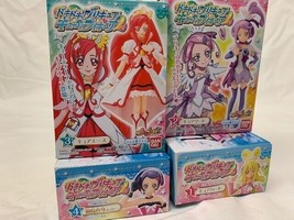 Doki Doki PreCure Cutie Figure Glitter Force Doll Vol 2 Lot of 4 Complet... - $109.80