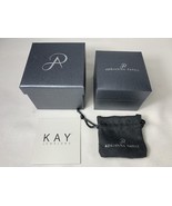 Adrianna Papell Jewelers Empty Jewelry Clamshell Ring + Sachel W/box - NEW - $483.24 MXN