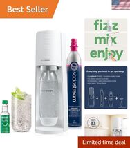 Terra Sparkling Water Maker White with CO2, DWS Bottle and Bubly Drop - $138.77