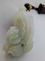 Icy Ice Multi Color 100% Burma Jadeite Jade Cabbage Pendant # 189.70 carat # - £788.19 GBP