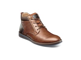 Men&#39;s Nunn Bush Circuit Plain Toe Chukka Work Boot Cognac 85009-221 - £69.00 GBP