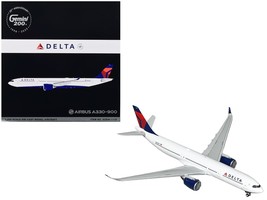 Airbus A330-900 Commercial Aircraft &quot;Delta Air Lines&quot; White with Blue and Red T - £117.08 GBP