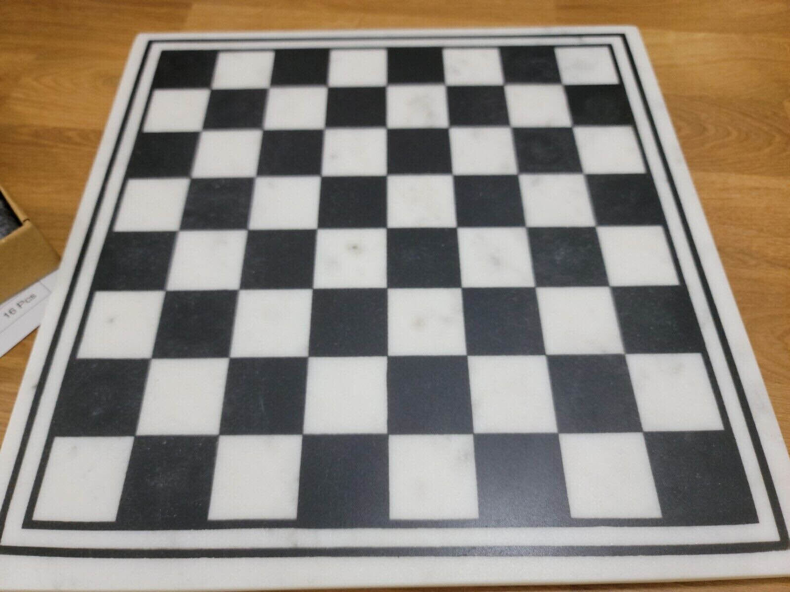 Collectible Marble Chess Set Board Handmade Marble Inlay Precious Stone ... - $265.45+