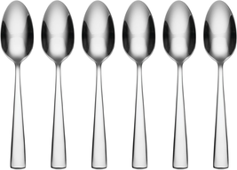 Oneida Nocha Everyday Flatware Teaspoons, Set of 6 18/0 Stainless Steel, Silverw - £21.31 GBP