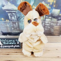 Vintage Acme Plush Sad Eyes Hound Dog Brown  Stuffed Toy Animal 8&quot; - £7.47 GBP