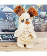 Vintage Acme Plush Sad Eyes Hound Dog Brown  Stuffed Toy Animal 8&quot; - £7.48 GBP