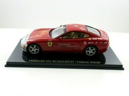 Ferrari 612 Scaglietti &quot;China Tour&quot; + Showcase, ROT/SILBER Altaya Massstab 1:43 - £30.92 GBP
