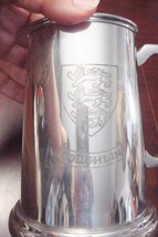 Irish Pewtermill Trimolin Moone Beer  Mug glass bottom - £27.29 GBP