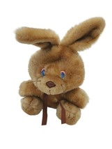 Commonwealth Vintage 1990&#39;s Plush 9 Inch Bunny Brown Easter Rabbit Stuffed Anima - £18.13 GBP