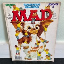 Mad Magazine October 1990 Gremlins TMNT Donald Trump Vintage Humor - $11.57