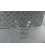 Set of 4 Princess House Dessert Dish  4 1/2&quot; Heritage Etched Crystal Vin... - $45.55 CAD