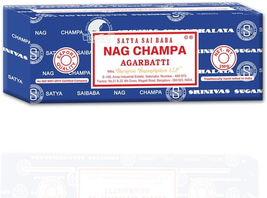 Satya Sai Baba Nag Champa Agarbatti, 250Gms Hand Rolled Fine Quality Incense Sti - £14.24 GBP