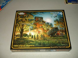 Terry Redlin White Mountain 1000 Piece Puzzle Bountiful Harvest, 2009 Open Box - $15.83