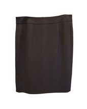 Giorgio Armani Pencil Skirt In Silk Women Brown Size 46 - £60.96 GBP