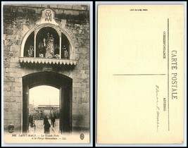 FRANCE Postcard - Saint Malo, La Grande Porte et la Vierge Miraculeuse GG27 - £2.53 GBP