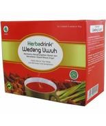 Herbadrink Wedang Uwuh Powder 5-ct, 90 Gram (4 Packs) - £34.82 GBP