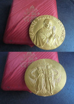 JOHN PAUL II bronze medal Original 1990 for his trip to Mali Ciad Cape V... - £50.27 GBP