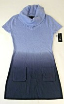 I.N.C. Blue Ombre Short Sleeve Cowl Neck Sweater Dress Womens XLarge New *** - £39.95 GBP