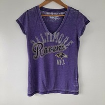 Baltimore Ravens V-neck Women&#39;s NFL Tshirt Small - £13.26 GBP
