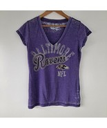 Baltimore Ravens V-neck Women&#39;s NFL Tshirt Small - £13.25 GBP
