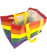 IKEA 2 Large Rainbow Tote Shopping Bag Bundle Pride LGBTQ Gay Storstomma... - £15.16 GBP