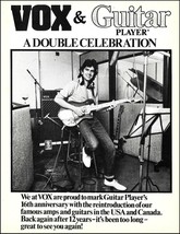 1982 Vox guitar &amp; amp vintage b/w advertisement 8 x 11 original ad print - £2.83 GBP