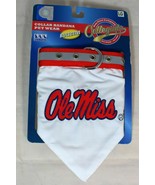 NCAA University of Mississippi Ole Miss Pet Reflective Bandana Collar -(L) - £8.64 GBP