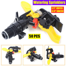 50Pc 1/2&quot;(Dn15) Garden Lawn Irrigation Sprinklers Watering Spray Nozzles... - £48.48 GBP