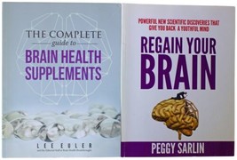 Lot Of 2 Brain Health Paperback Books Euler / Sarlin Aging Cognitive Supplements - £16.01 GBP