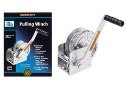 Dutton-Lainson 1402A Pulling Winch, 1400 lb Pull, 1/4&#39;&#39; Dia. &amp; 40&#39; L Wire Rope - £38.15 GBP