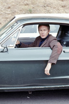 Steve McQueen in Bullitt at wheel of classic Ford Mustang 390 GT car on ... - $23.99