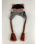 Cleveland Browns Dog Ears Winter Earflap Tassel Knit Hat Cap Kids Youth - $33.77 CAD