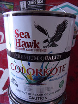 Sea Hawk Colorkote triple Biocide green  antifouling Bottom Paint 4903GL - £182.94 GBP