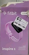 Fitbit Inspire 3 Heart Rate Monitor Health &amp; Fitness Tracker | Lilac Bliss - £52.71 GBP