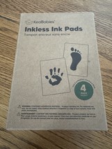 KeaBabies Inkless Ink Pads Baby Handprint Footprint Kit Jet Black 4 Pack... - $15.00