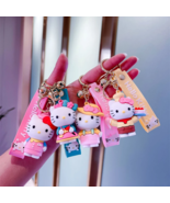Hello Kitty Keychain w/Strap and Bell - High Quality - Random Style - £3.91 GBP