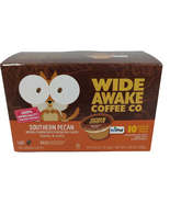 Wide Awake Coffee Pods 10-Pk Southern Pecan toasty & nutty, K Single Cup Brewer - $13.89