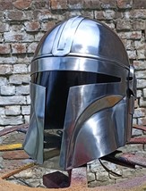Star War Mandalorian Helmet Role Play Costume/Home Décor cosplay prop Helmet - £60.60 GBP