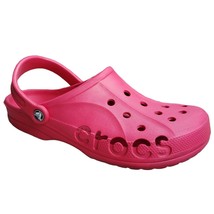 Crocs Clogs Sandals Baya Unisex Men&#39;s Women&#39;s Cushioned Comfort Candy Pink Color - £47.96 GBP