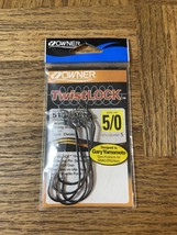 Owner Twistlock Light Strong Shank Hook Size 5/0 - $9.85