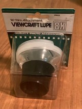 Viewcraft 8x Lupe with Film Attachment Never Used. Original Packaging. J... - £9.92 GBP