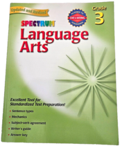 Spectrum Language Arts Grade 3 Updated and Revised Excellent Tool for Te... - £10.55 GBP